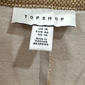 Topshop Beige Knit Top